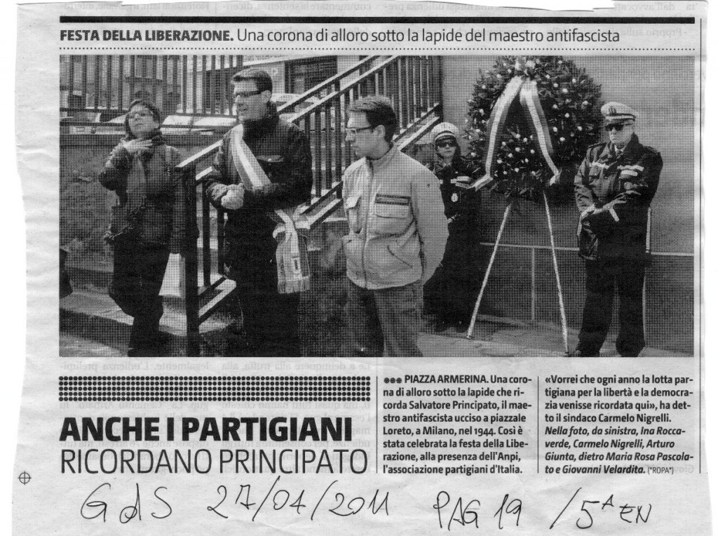 Giornale di Sicilia 27 Aprile 2011