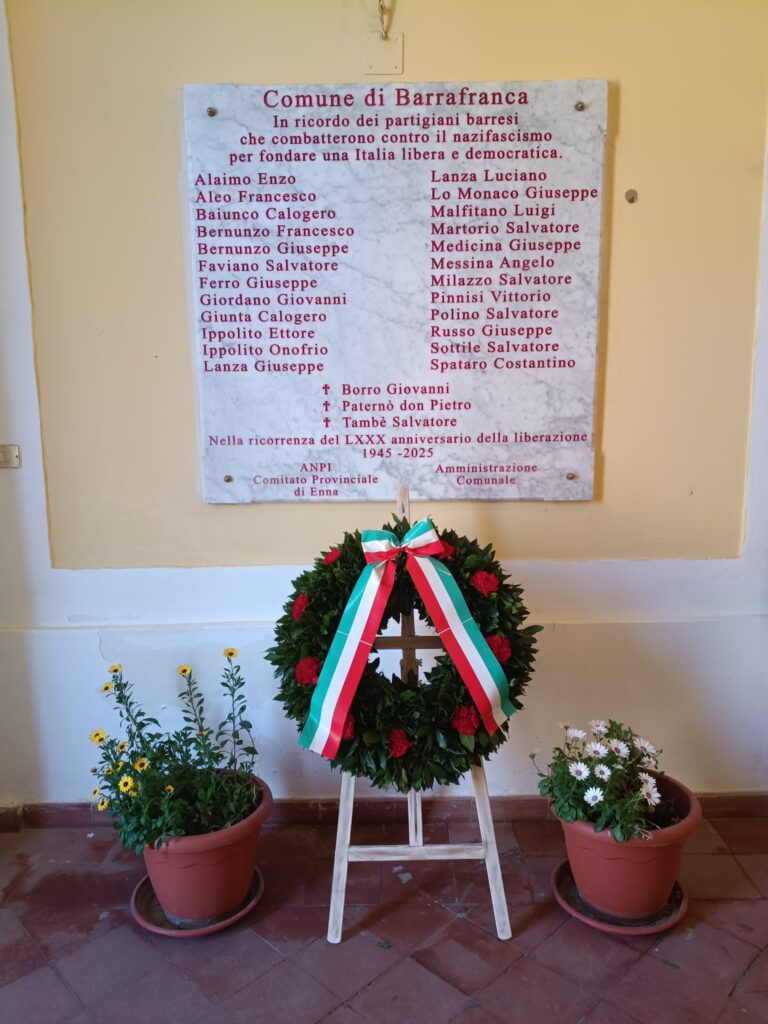 Lapide dei partigiani barresi